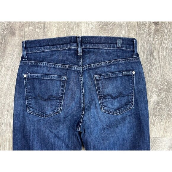 SEVEN 7 FOR ALL MANKIND Men’s Carson Luxe Performance Jeans Dark Wash Size 30 - Picture 10 of 12